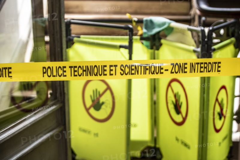 Intervention de la police technique et scientifique, 2019