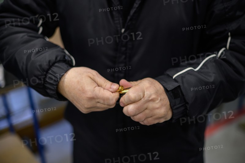 Loading ammunition for a handgun