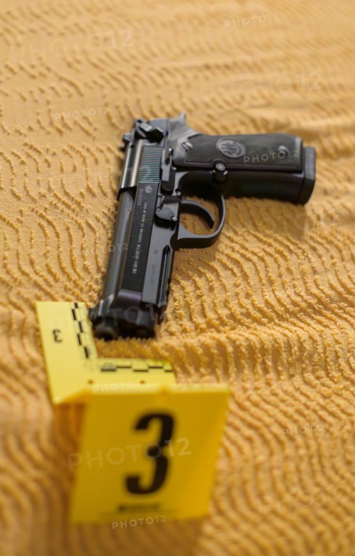Marquages sur une scène de crime