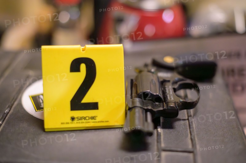 Marquages sur une scène de crime