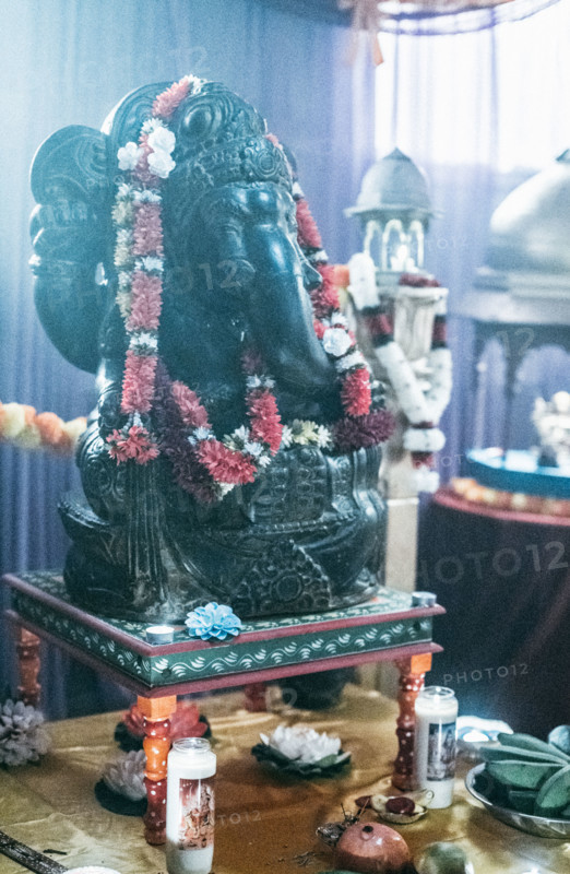 Autel dédié au dieu Ganesh