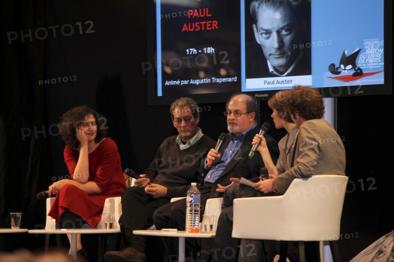 Paul Auster et Salman Rushdie, 2010