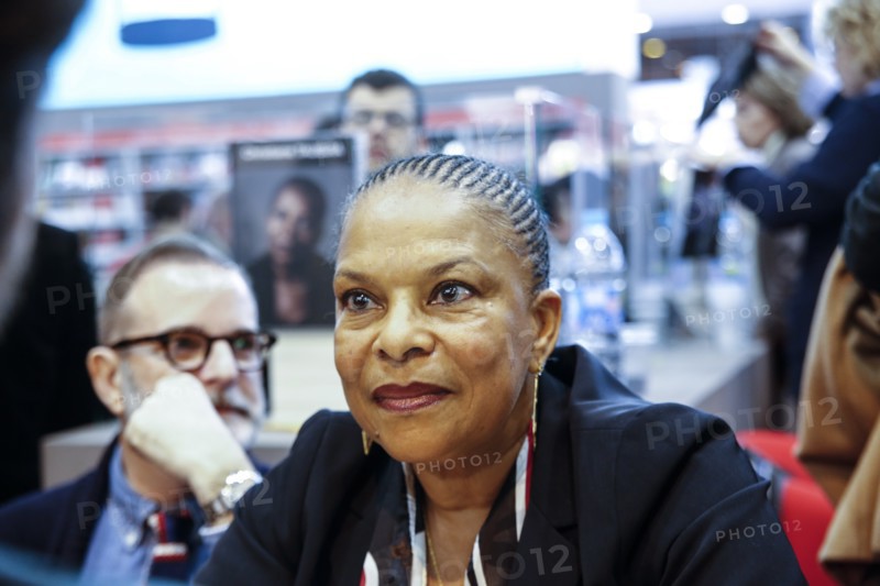 Christiane Taubira en dédicace, 2014