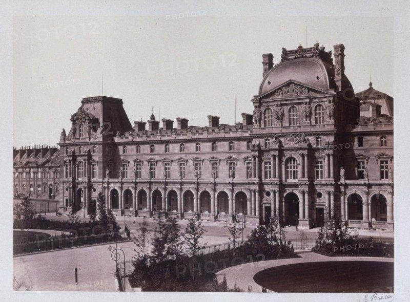Baldus, Paris, New Louvre, Place Napoleon