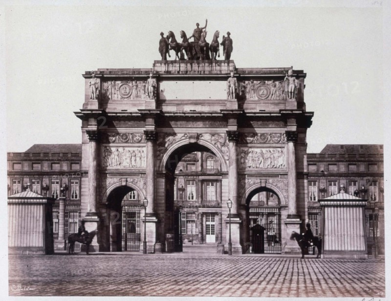Baldus, Paris, Arc de Triomphe du Carrousel