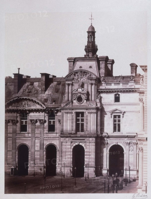 Baldus, Paris, Louvre, Pavillon de Rohan