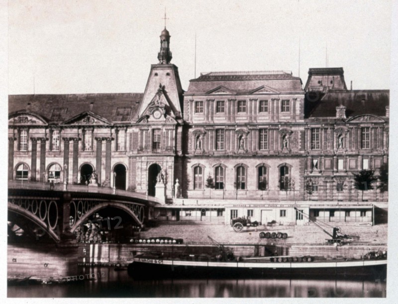 Baldus, Paris, Louvre, Pavillon de Lesdiguières