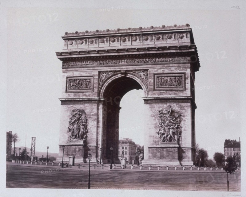 Baldus, Paris, Arc de Triomphe, Place de l'Etoile