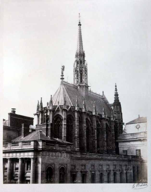 Baldus, Paris, Ste. Chapelle and Palais de Justice