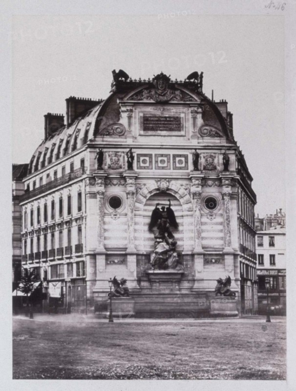 Baldus, Paris, St. Michel fountain