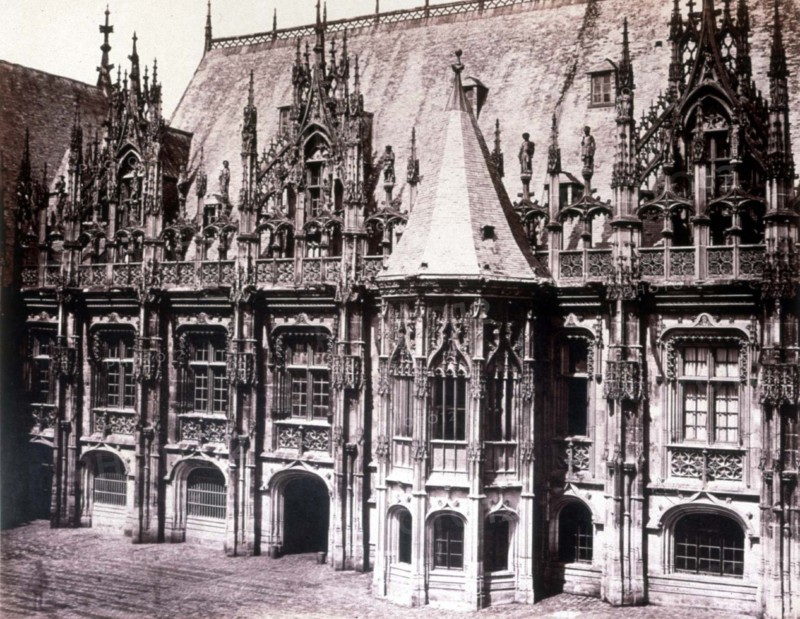 Baldus, Rouen, Palais de Justice, Pasquier turret