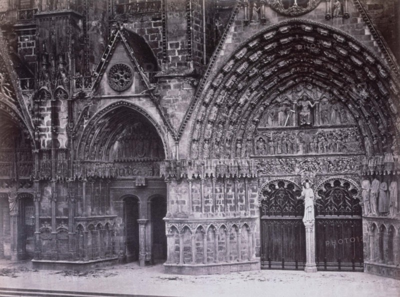 Bisson Frères, Bourges cathedral, main portal