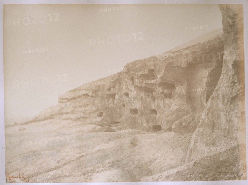 Le Gray Gustave, Egypte, Assiout, Tombeaux des chiens