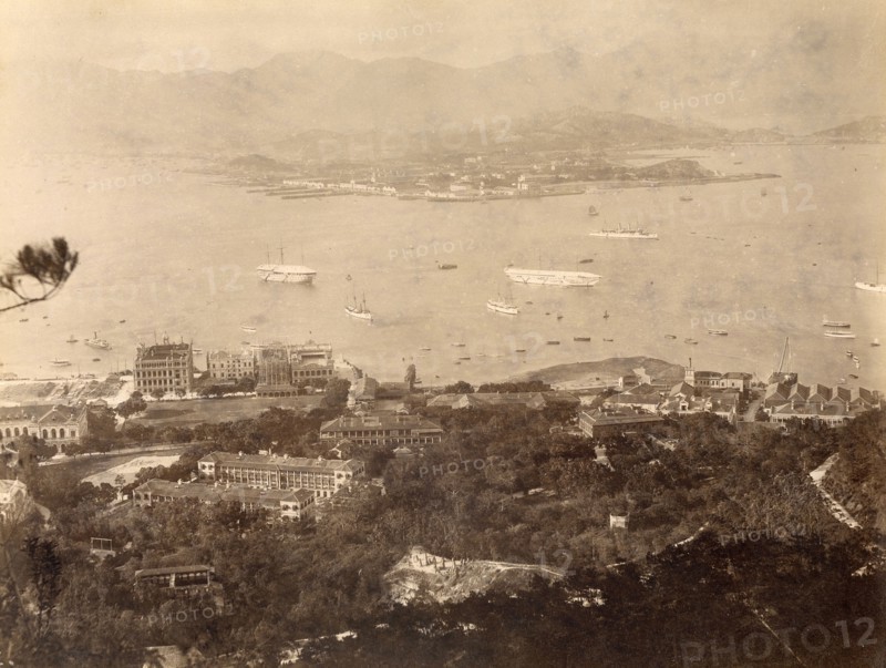 Hong Kong and Kowloon bay (China)