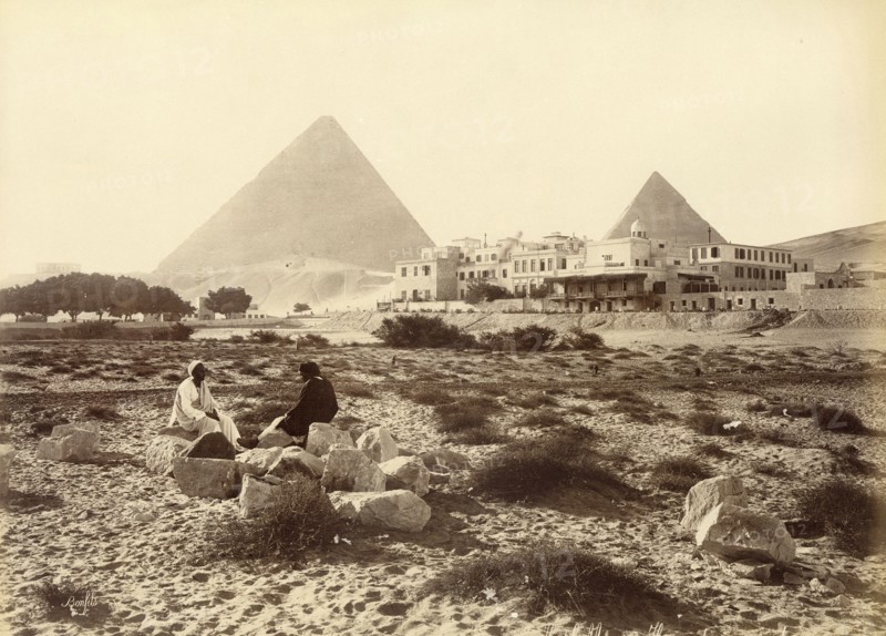 Mena-House hotel, next to the Giza pyramids (Egypt)