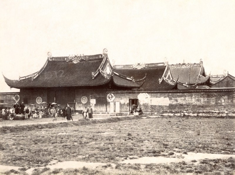 Chine, ensemble de maisons