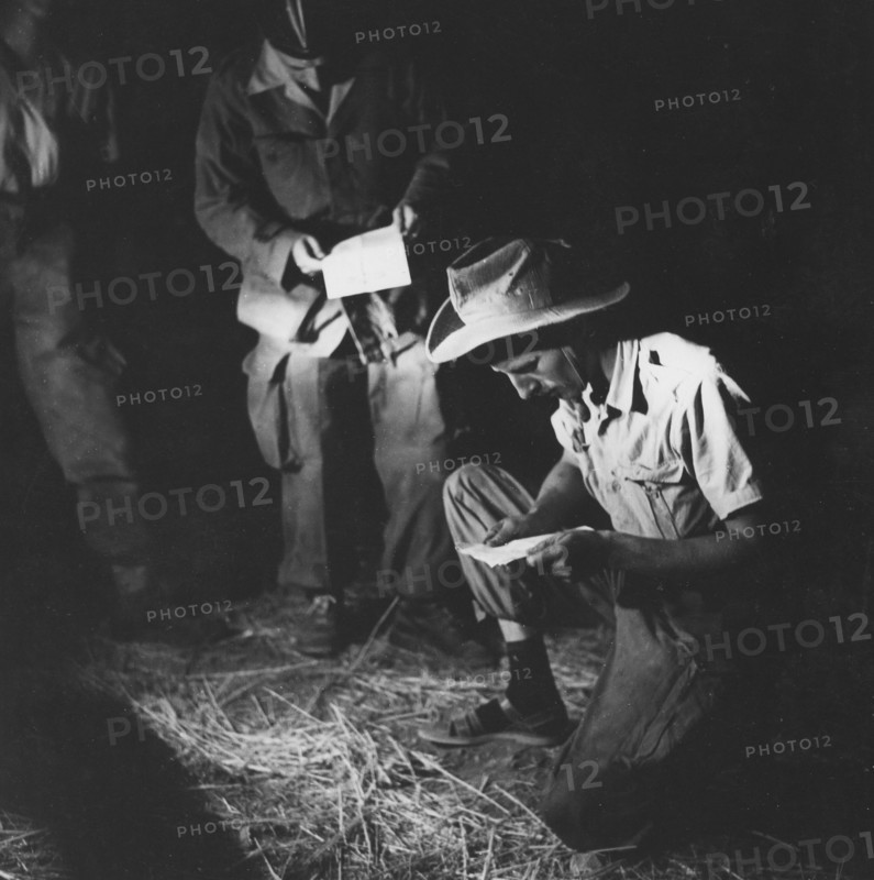 The French Forces carrying out military operations during the War in Algeria (1956)