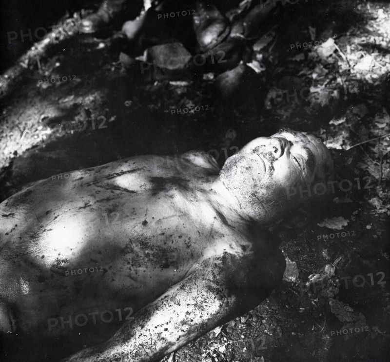 Fellagha dead during the war in Algeria