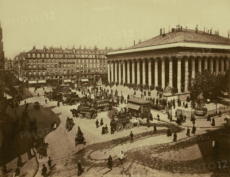 Paris. Place de la Bourse.