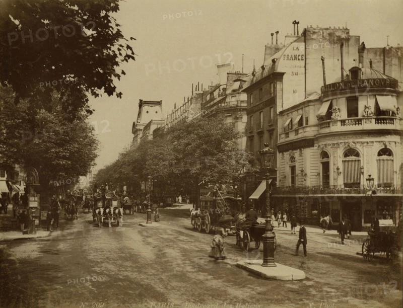 Paris. Boulevard des Italiens.