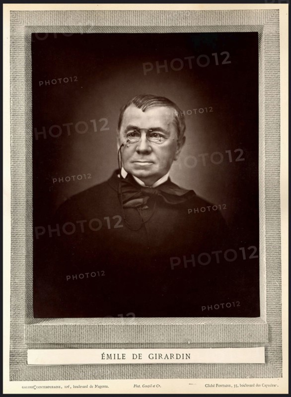 Portrait of Émile de Girardin