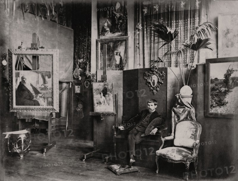 Pascal Dagnan-Bouveret dans son atelier