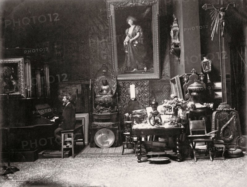 Carolus-Duran in his studio