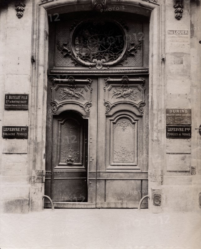 Atget, Hôtel Bergeret in Paris