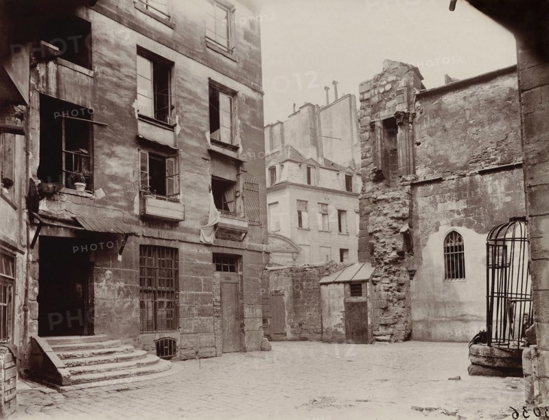 Atget, Eglise Saint-Julien-le-Pauvre de Paris