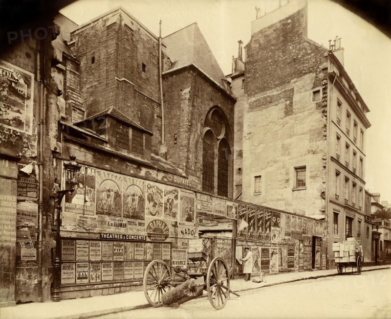 Atget, Rue de l'Abbaye in Saint-Germain-des-Prés
