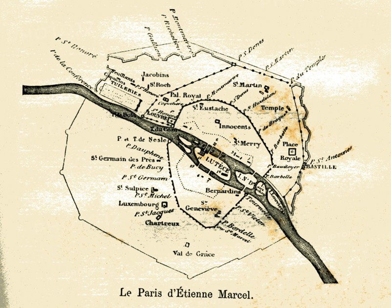 Paris at the time of Etienne Marcel