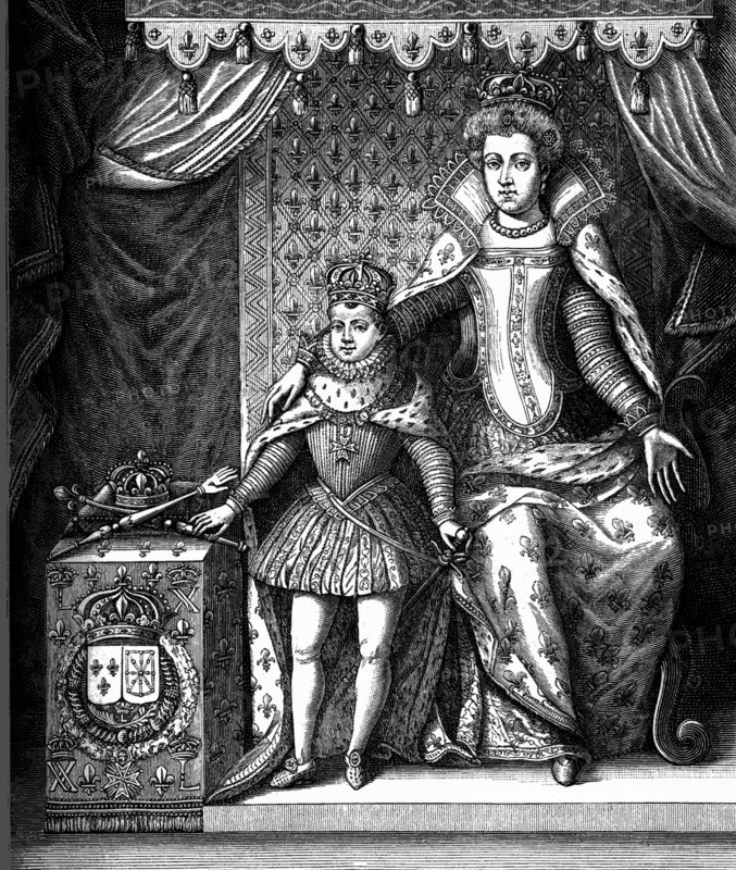 Marie de Medici and Louis XIII
