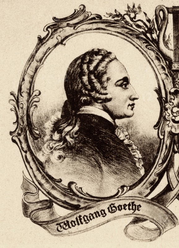 Portrait of Goethe