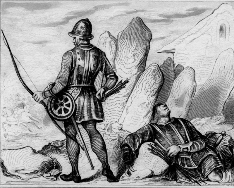 English bowman in 1480