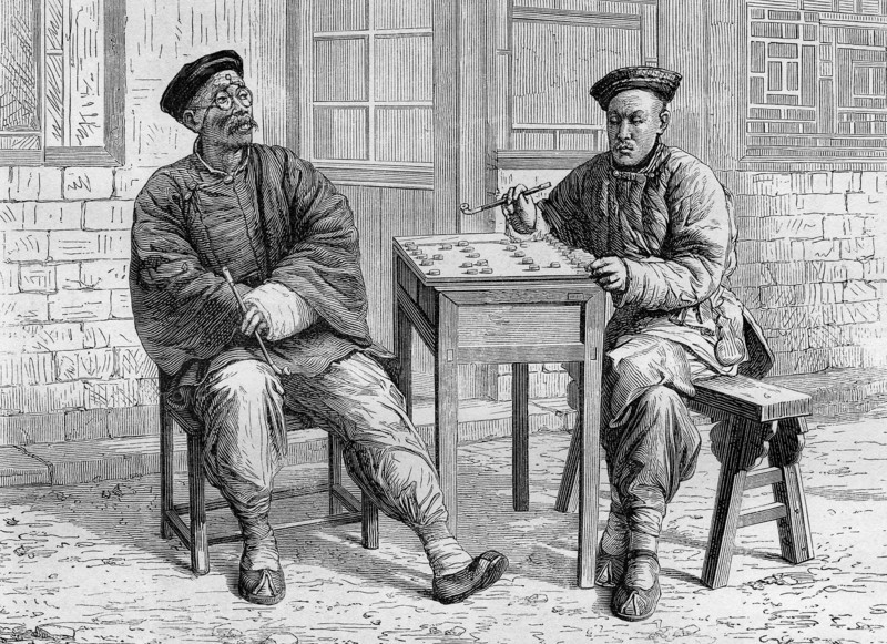 Chinese chess players