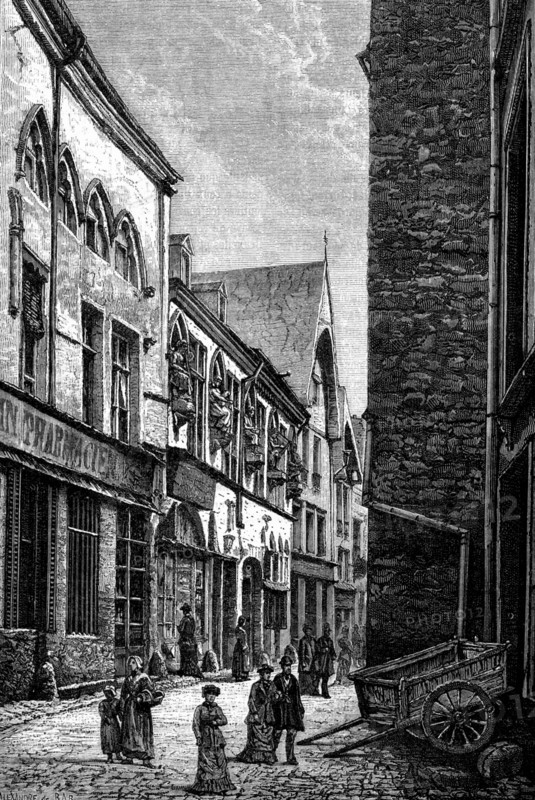 House of the musicians in Reims, France