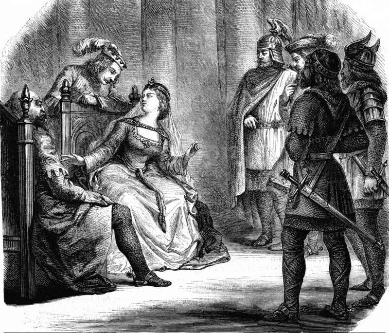Guinevere and the Knights of the Round Table