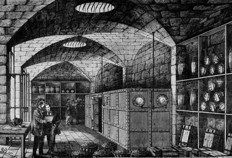 Basement of the Banque de France