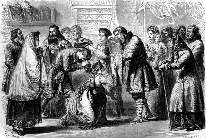 Tradition russe - Cérémonie de mariage