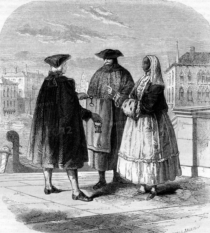 The renter of the theatre rooms in Venice in 18th century