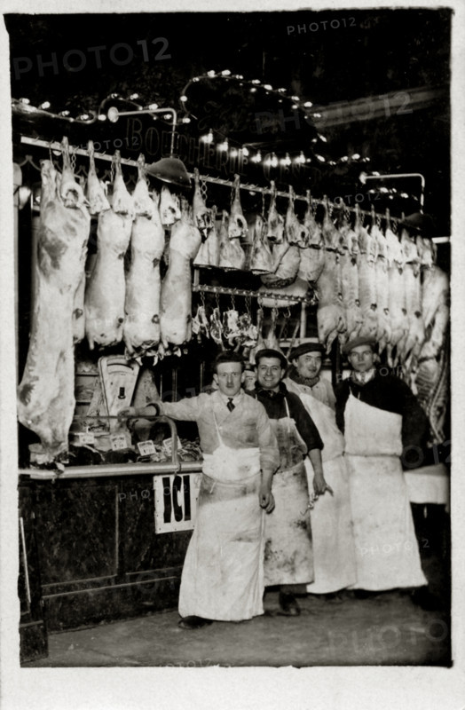 Butchers in 1900