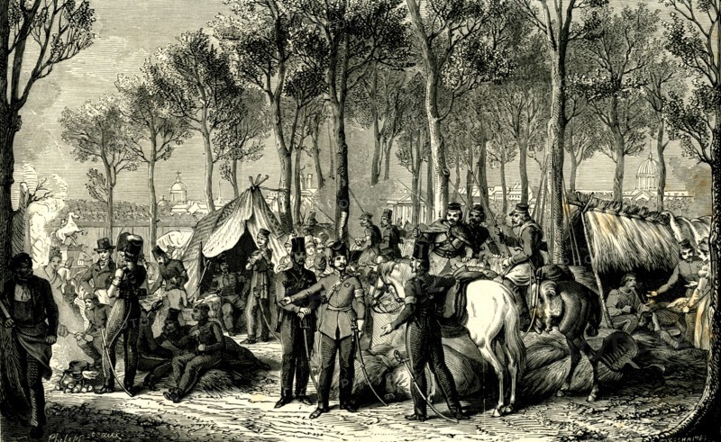 Occupation of Paris on 6th July 1815
