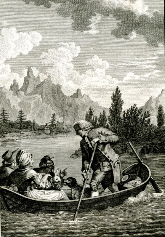 J-J. Rousseau on Lake Biel