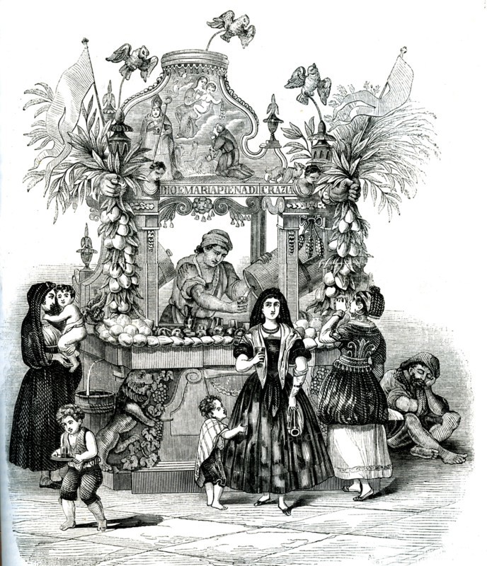 Soft drinks stall in Naples