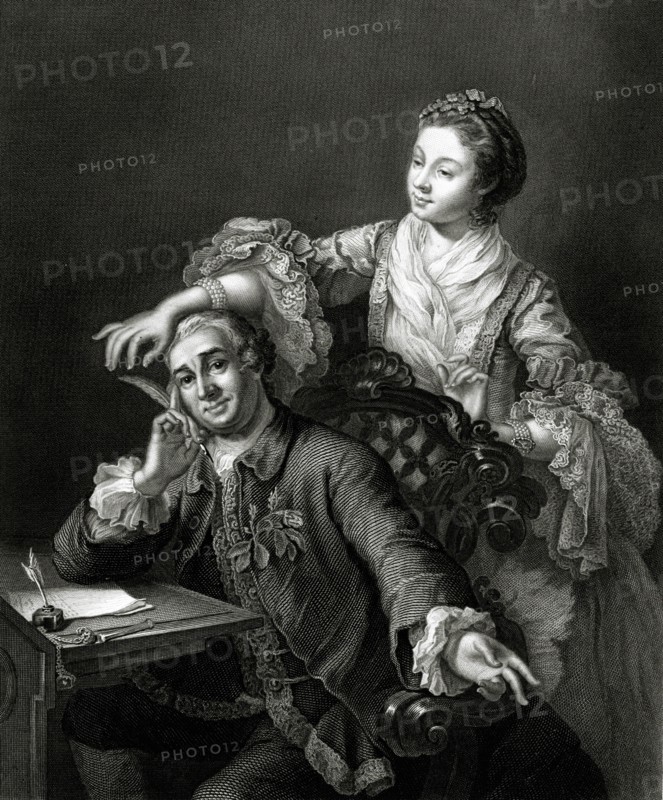 David Garrick and Eva Marie Veigel