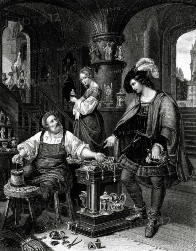 The Goldsmith's Daughter - Albert Henry Payne - 19th century