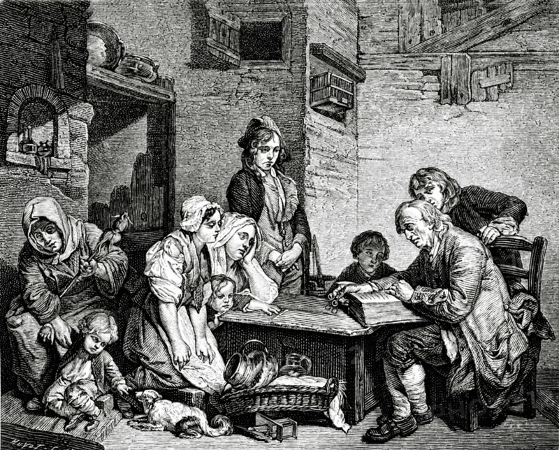 La lecture de la Bible - 19e siècle