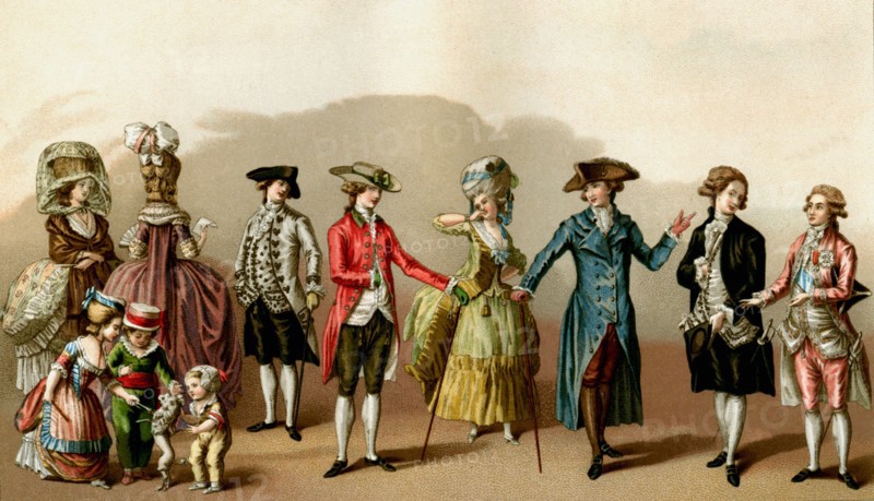 La mode en France au 18e siècle