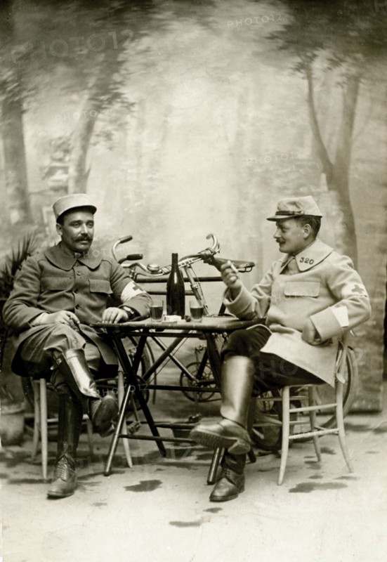 Militaires au repos