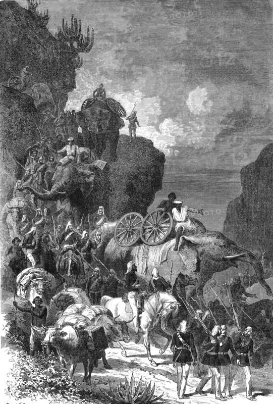 British army in Abyssinia